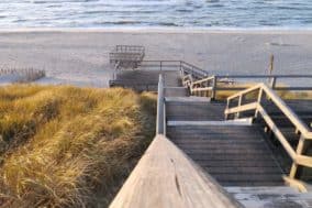 treppe zum strand